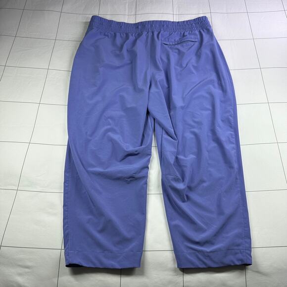 Athleta Pants Womens 18 Adonis Purple Arrival Crop Stretch Sporty Commute Travel - Picture 3 of 12